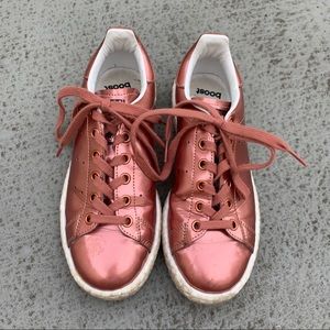 Adidas rose gold boost sneakers